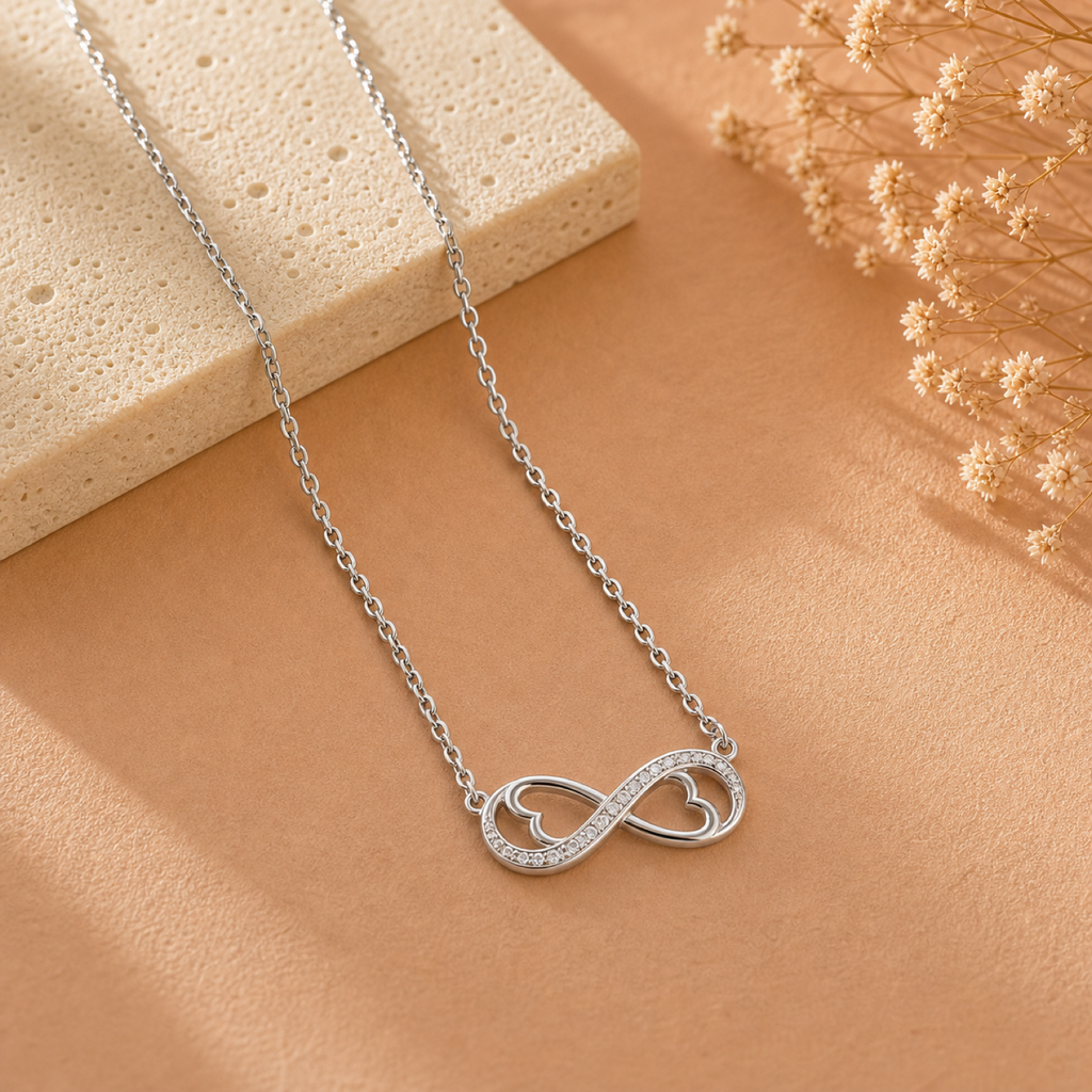 Kaja Infinity Heart Pendant Necklace