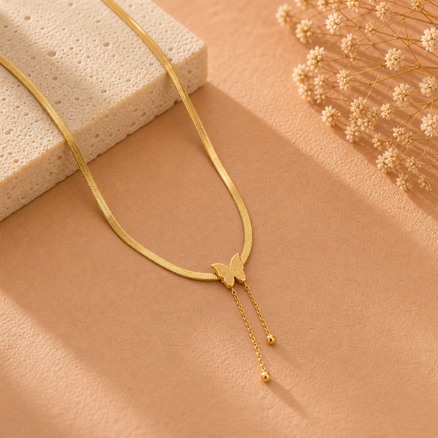 Emi Butterfly Charm Necklace
