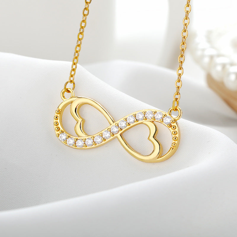 Kaja Infinity Heart Pendant Necklace