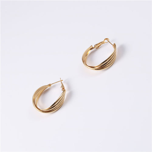 Aila Twisted Hoop Earrings