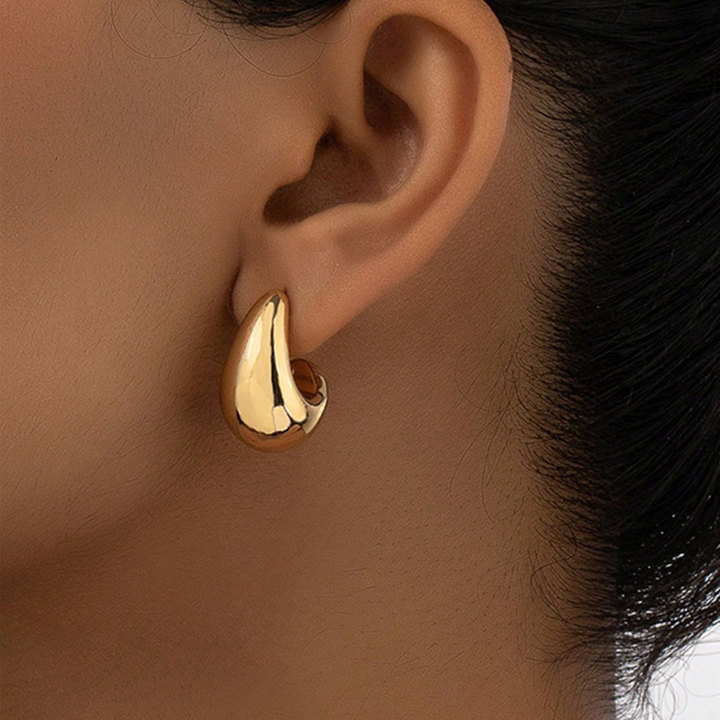 Inga Teardrop Hoop Earrings
