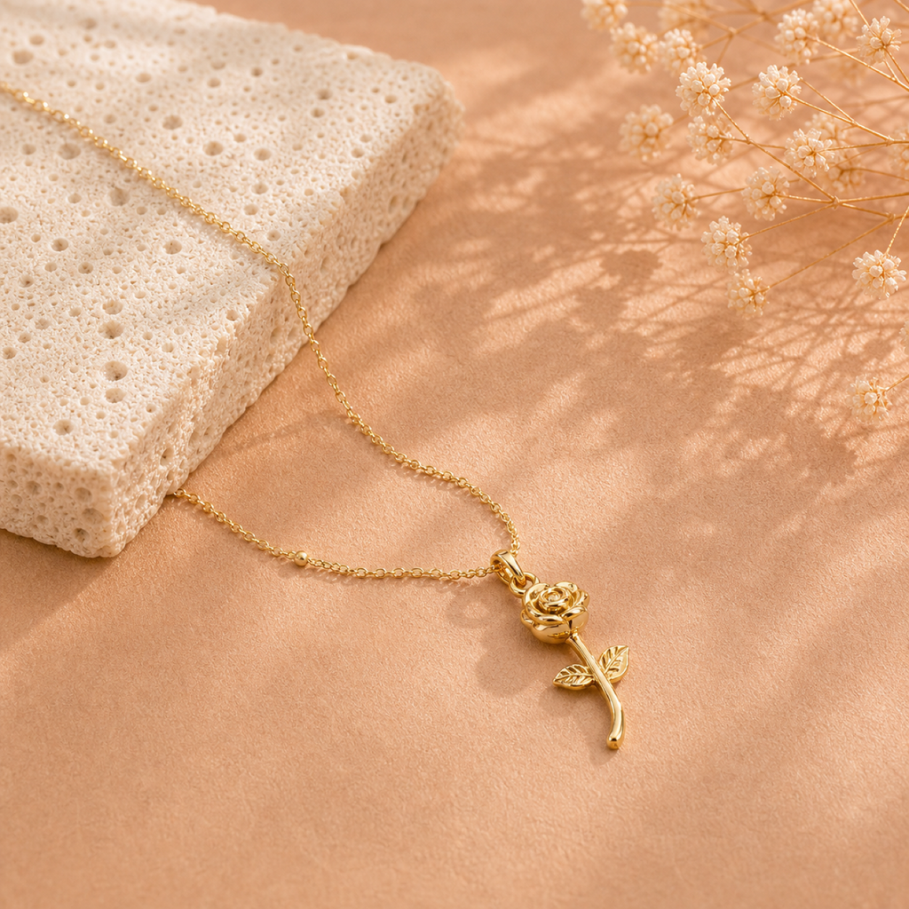 Tova Rose Pendant Necklace